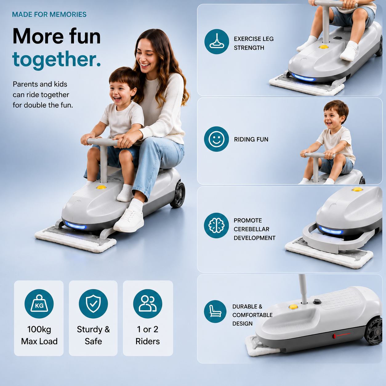KiddoDrift™ Kids Mini Cleaning cart